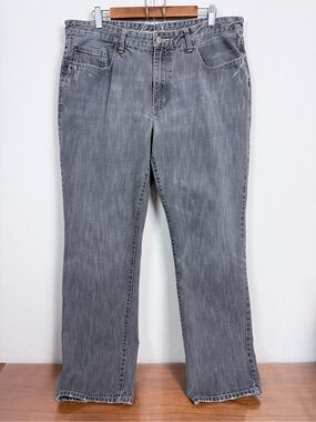 Kenneth Cole Men’s Gray Relaxed Jeans 36x32